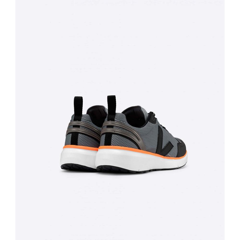 Veja CONDOR 2 ALVEOMESH Women's Shoes Black/Orange | CA 490JPQ